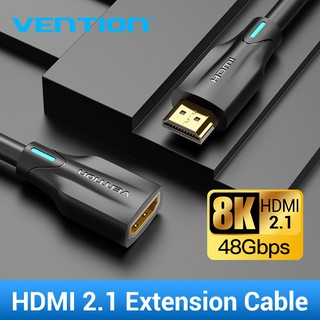 Vention สายเคเบิลแปลงสัญญาณ Hdmi 2.18K Hdmi ตัวผู้ ไป Hdmi 8K 60Hz 3D ตัวเมีย สำหรับ Hdroku Xbox AHB