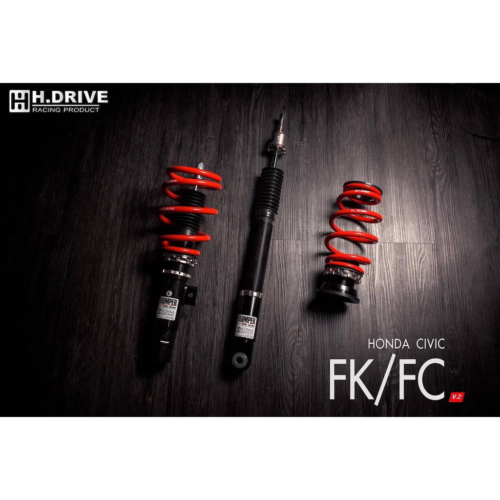 โช๊คอัพ H.Drive S.Spec-HONDA CIVIC 2016 (FC/FK)