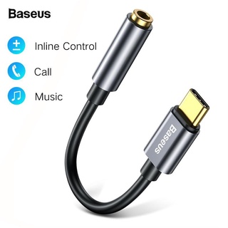 Baseus แจ็ค type-C to 3.5mm L54 สายแปลงหูฟัง อะแดปเตอร์ สายแปลง หูฟัง jack AUX Audio Adapter Cable Earphone