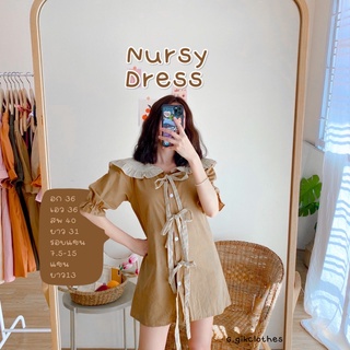 Nursy dress|มินิเดรสคอปก