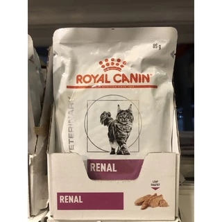 [1 ซอง] Royal canin Renal loaf cat pouch 85g อาหารเปียกแบบซองสำหรับแมวโรคไต