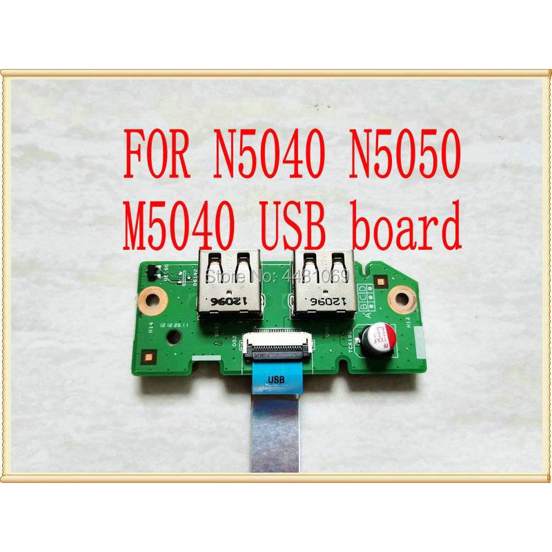 90% ใหม่ DV15 USB 50.4IP01.202 สําหรับ DELL Inspiron M5040 USB BOARD N5050 USB BOARD N5040 USB BOARD