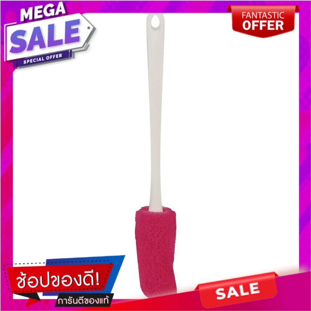 แปรงทำความสะอาดขวด SCOTH-BRITE สีขาว แปรงทำความสะอาด BOTTLE CLEANER BRUSH SCOTH-BRITE WHITE อุปกรณ์ท