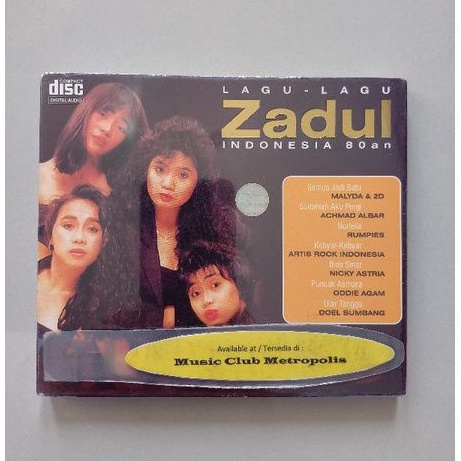 ซีดี VA- INDONESIAN ZADUL SONGS 80S