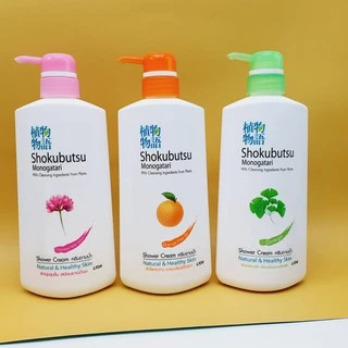 Shokubutsu Shower Cream 400ml , 500ml. ครีมอาบน้ำ สกัดจากพืชธรรมชาติ 99%