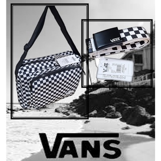 Vans Belt&amp;Bag กระเป๋าคาดอก X เข็มขัดvans ลายตาราง ขนาดฟรีไซด์ กระเป๋าสะพายข้างvans คาดอกได้ สำหรับทั้งชายและหญิง CF812