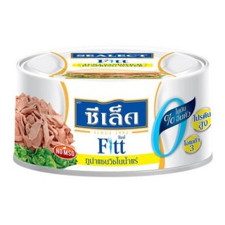 ซีเล็คฟิตต์ ทูน่าสเต็กในน้ำเเร่ 165 กรัม - Sealect Fitt Tuna Steak in Spring water 165g