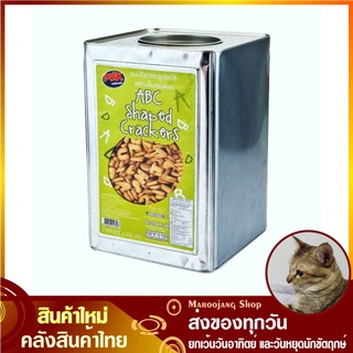 ขนมปิ๊บ ขนมปังกรอบรูป เอบีซี 4000 กรัม ABC Shaped Crackers M&amp;K เอ็มแอนด์เค ขนมปี๊บ ขนมปีบ ขนมปิบ ขนมปี้บ ขนมปิ้ม