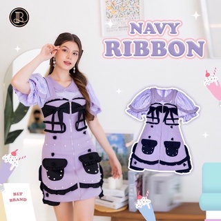 BLTBrand Navy Ribbon ไซส์ L ใหม่ป้ายห้อย