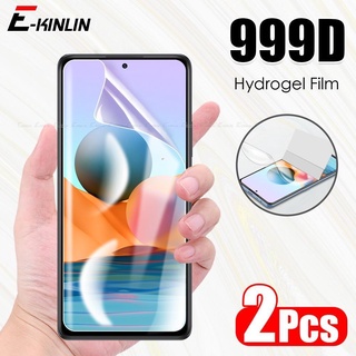ฟิล์มไฮโดรเจลกันรอยหน้าจอ แบบเต็มจอ สําหรับ Redmi Note 11 11S 11T 10 9 Pro Max Plus 10S 10T 9S 9T 8T Power Not Glass 2 ชิ้น