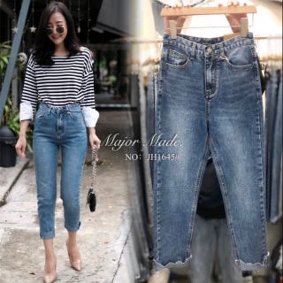 JH1645#ยีนส์ทรงบอย มีS-XL#jeans house