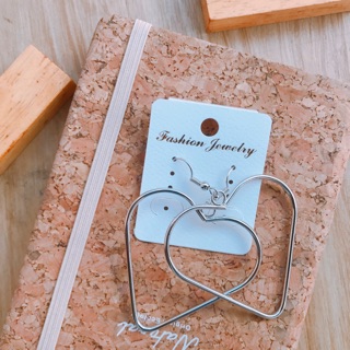 ต่างหูหัวใจ ไซส์ใหญ่❤️ (Earings big heart)
