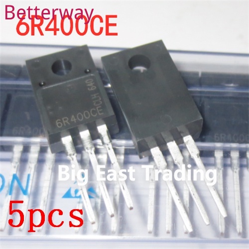 5 ชิ้น 6R400CE IPA60R400CE ใหม่ TO-220F 650V 30A รับประกันคุณภาพ betterway
