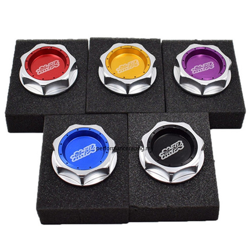 Jdm Mugen อลูมิเนียมฝาครอบน้ํามันเครื่องการใช้ Filler ถังสําหรับ Honda Civic Acura