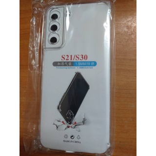 Samsung Galaxy S21 CASE TPU ฝาหลังใส กันกระแทก มีปุ่มกันกระแทก ทั้ง 4 มุม มีคลุมกล้อง รุ่นใหม่