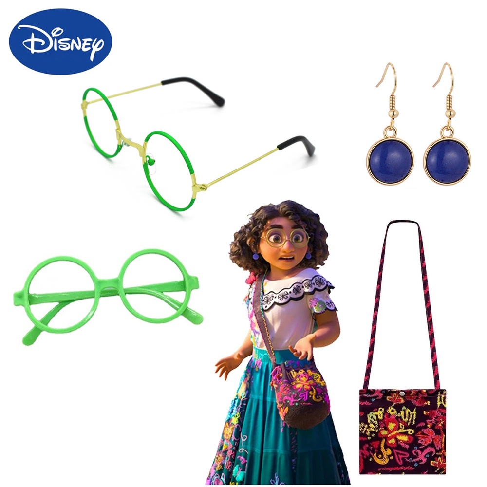 Disney อะนิเมะภาพยนตร์ Encanto Mirabel Madrigal คอสเพลย์แว่นตาของเล่น Encanto Mirabel คอสเพลย์แว่นตา