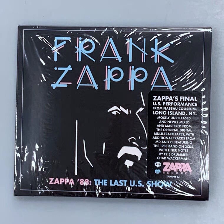 CD  Frank Zappa Zappa 88: การแสดงครั้งสุดท้ายของ 2CD Rock Live Album