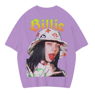 เสื้อยืด BILLIE EILISH OCEAN EYES VINTAGE โอเวอร์ไซซ์ (เสื้อยืดสีม่วง)