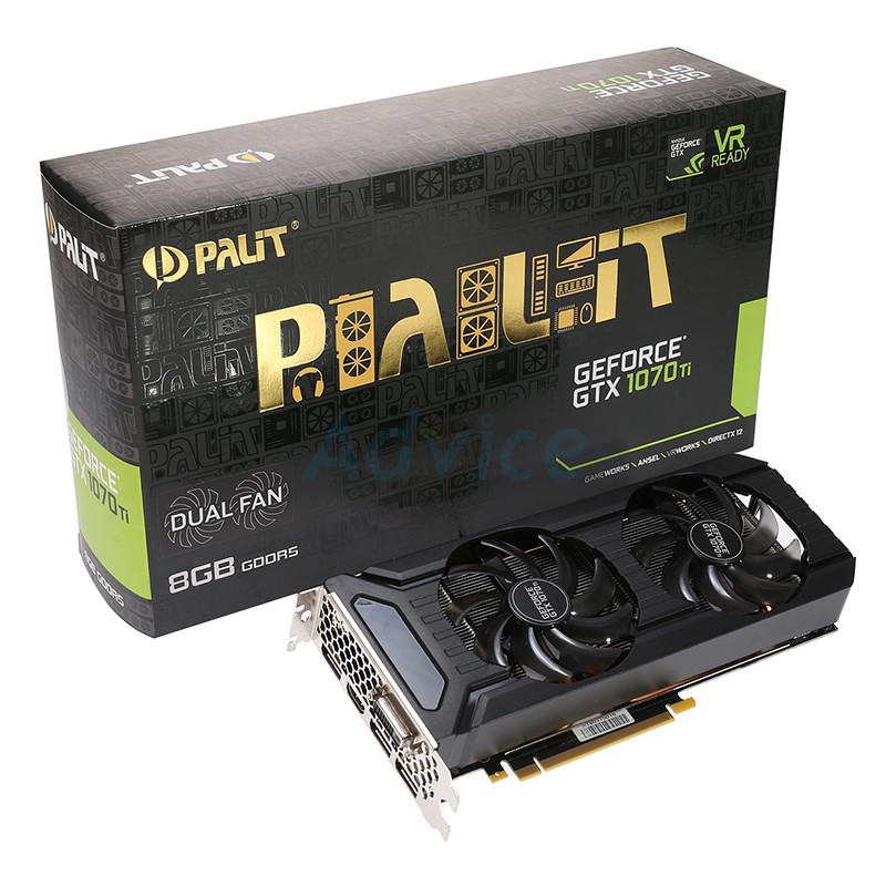NVIDIA GeForce® GTX 1070Ti PALIT Dual 8GB GDDR5