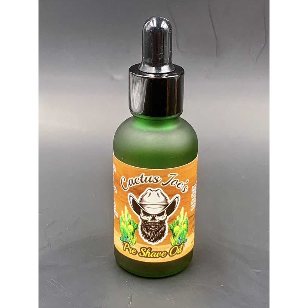 Cactus Joe's Pre Shave Oil - New Premium Formula with Cactus Oil