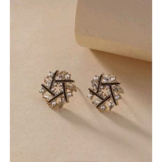 102183 ต่างหูแฟชั่น น่ารักๆ สไตล์เกาหลี Stud Earring งานดี
