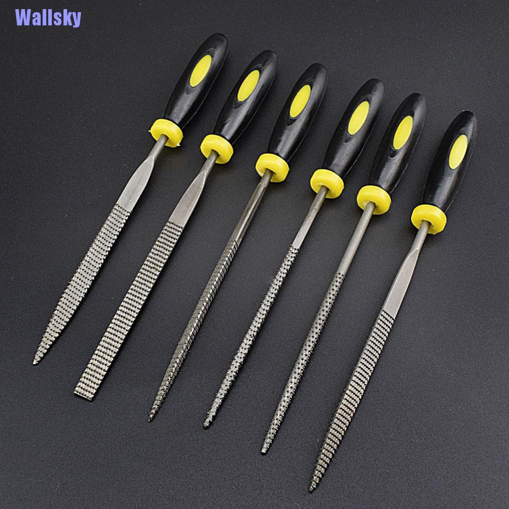 Wallsky ชุดเครื่องมือแกะสลักไม้ 5X140 มม. 6 ชิ้น - wallsky.th - ThaiPick