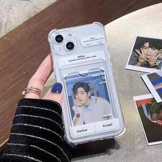 เคสโทรศัพท์มือถือ แบบใส พร้อมช่องใส่บัตร สําหรับ Samsung a13 a23 a33 5g a53 5g a50 a30s a50s a21s a22 5g a03s a02s a12 a52 a72 a32 5g