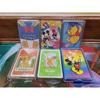 การ์ดสะสม Walt Disney Playing Card 6 แบบ