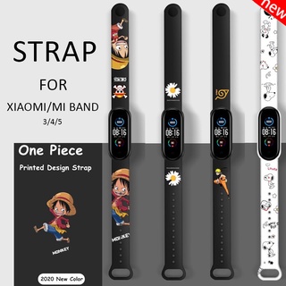 สายนาฬิกาข้อมือ ลายการ์ตูน Spiderman Snoopy Pikachu แบบเปลี่ยน สําหรับ Xiaomi Mi Band 3 4 MiBand 4 3 Sport Version