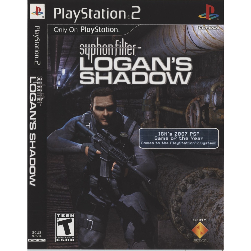 แผ่นเกมส์ Syphon Filter Logan's Shadow PS2 Playstation 2 คุณภาพสูง ราคาถูก