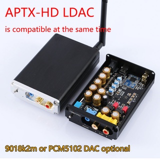Lossless HIFI QCC5125 APTX LDAC HD Bluetooth 5.1 Wireless Receiver Adapter ES9018K2M I2S DAC Decoding 24BIT TWS 3.5M RCA
