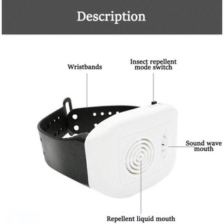 watch-type ultrasonic mosquito repeller นาฬิกาไล่ยุงอุนตร้าโซนิค เครื่องไล่ยุง อัลตราโซนิค ที่ไล่ยุง เครื่องดักยุงไฟฟ้า