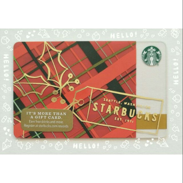 การ์ดสตาร์บัคส์ อเมริกา Starbucks Card US บัตรสะสม บัตรสตาร์บัคส์