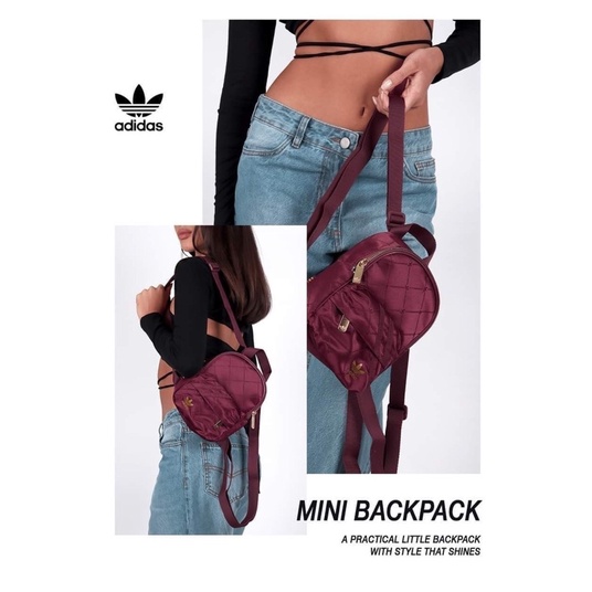 Adidas Mini backpack ซาติน