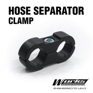 Works engineering Oil  Hose Separator Clamp Clip (คลิปสำหรับล็อคสายน้ำมัน)