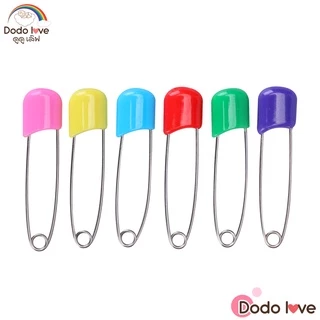 DODOLOVE เข็มกลัดแบบซ่อนปลาย เข็มกลัดผ้าอ้อม คละสี 20 ชิ้น และ 6 ชิ้น