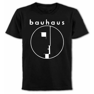 เสื้อยืด พิมพ์ลายกราฟฟิค Bauhaus สีดํา คุณภาพสูง ให้เป็นของขวัญได้ แฟชั่นสําหรับผู้ชาย