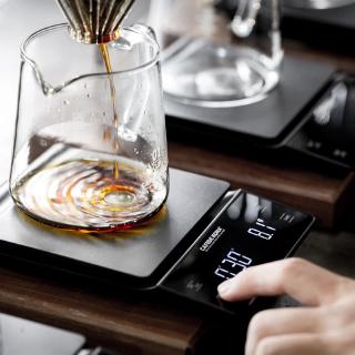 เครื่องชั่ง CAFEDE KONA hand-made coffee electronic scale bar kitchen food with timing 3kg