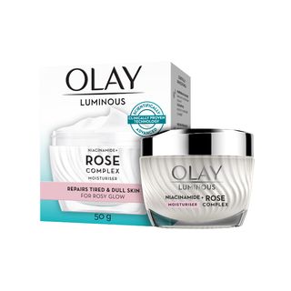 ใหม่! OLAY โอเลย์ ลูมินัส ไนอะซินาไมด์ โรส คอมเพล็กซ์ มอยส์เจอร์ไรเซอร์ครีม Luminous Niacinamide+Rose Complex Cream 50ก