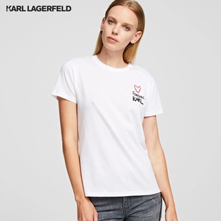 Karl Lagerfeld - FOREVER KARL TEE เสื้อยืดผู้หญิง
