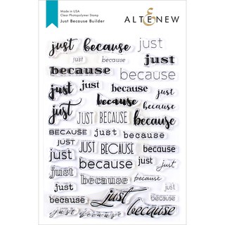 Altenew JUST BECAUSE BUILDER Clear Stamps แสตมป์ใสนำเข้า