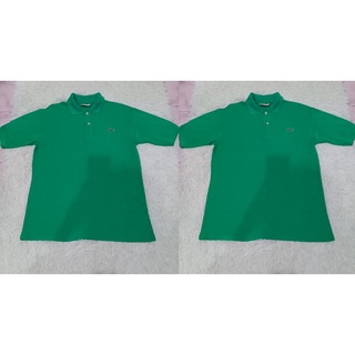 เสื้อคอปกโปโลผู้ชาย"สีเขียวเสื้อแบรนด์"ผ้าดีใส่สบาย🌿🌿🍒(**สภาพ👼👼👼!!)
