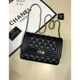 Chanel ลายหนังเเลมป์/คาเวียร์ อะไหร่เงิน/อะไหร่ทอง พร้อมส่ง