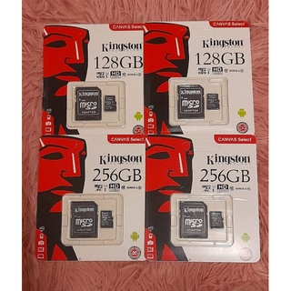 Kingston เมมโมรี่การ์ด Micro sd card Memory Card 128GB 256GB กล้อง/กล้องติดรถยนต์ / โทรศัพท์มือ