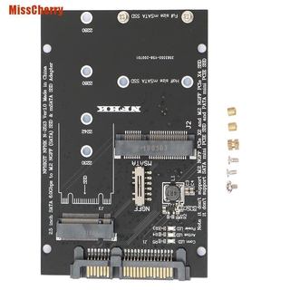 (Misscherry) ม. 2 Ngff Msata Ssd To Sata 3. 0 2 In 1 สําหรับพีซี