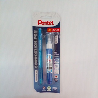 ปากกาลบคำผิด Pentel ZL62W 7ml. ฟรีปากกา1ด้าม