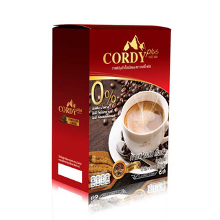 Cordy Plus Coffee " กาแฟ อ.วิโรจน์ " กาแฟ ผสมถั่งเฉ้า อ.วิโรจน์ (1 กล่อง 10 ซอง)