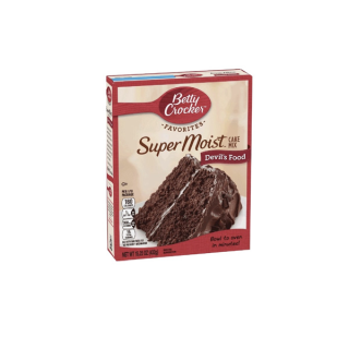 Betty Crocker เบ็ตตี้ ครอกเกอร์ ซูเปอร์ มอยส์ เดวิลส์ ฟู้ด เค้ก มิกซ์ 432 กรัม