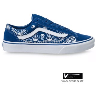 VANS STYLE 36 BANDANA TRUE BLUE TRUE WHITE SNEAKERS สินค้ามีประกันแท้