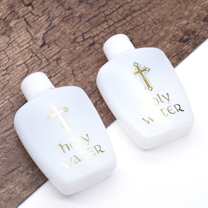 Yu 60ml ขวดคาทอลิก Holy Water Bottle Sturdy bishop Church Holy Water Bottle